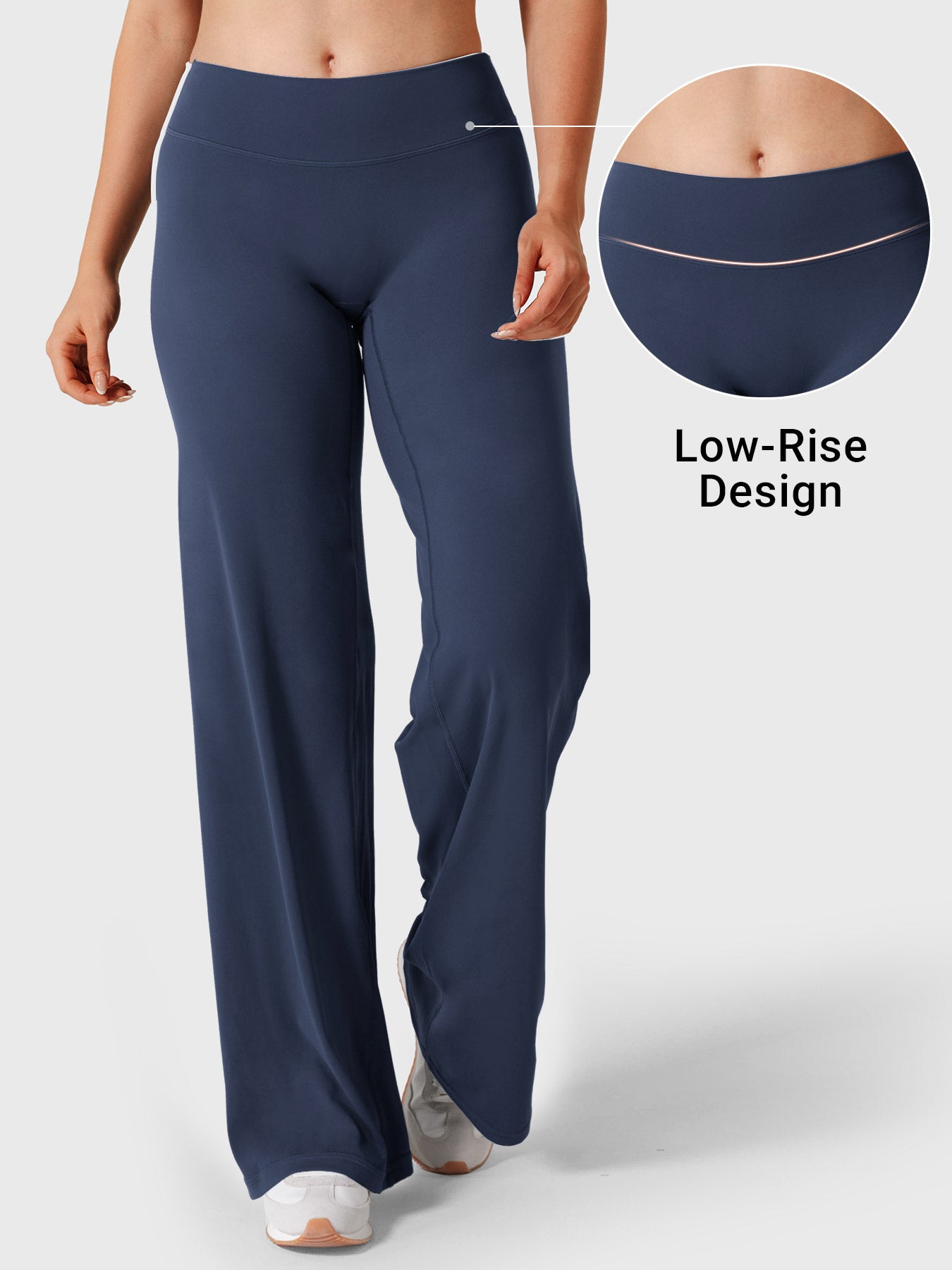 Leggings bajos rectos