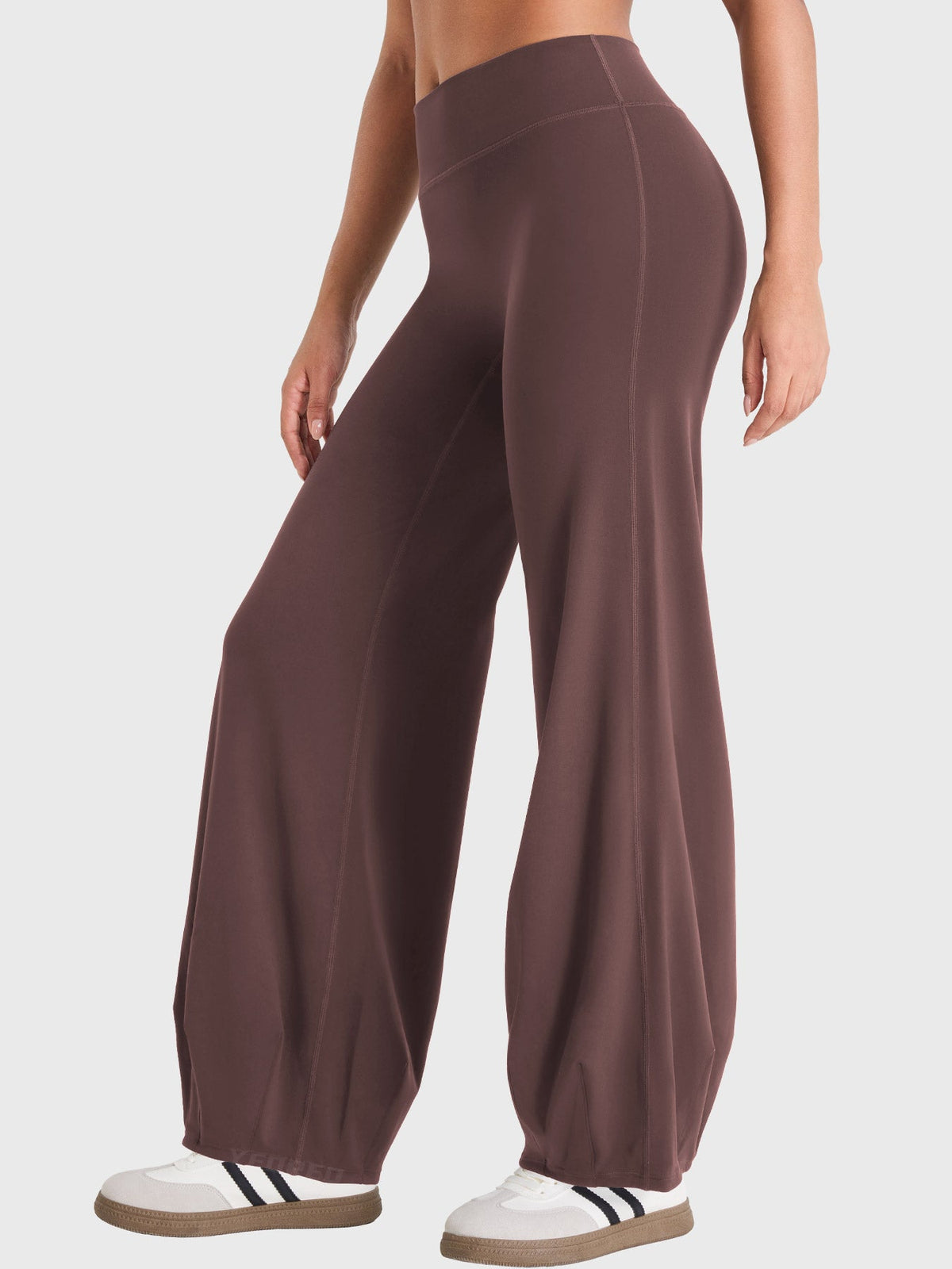 Yeoreo Ease – Leggings de tiro bajo efecto burbuja, con ajuste elegante y moldeador