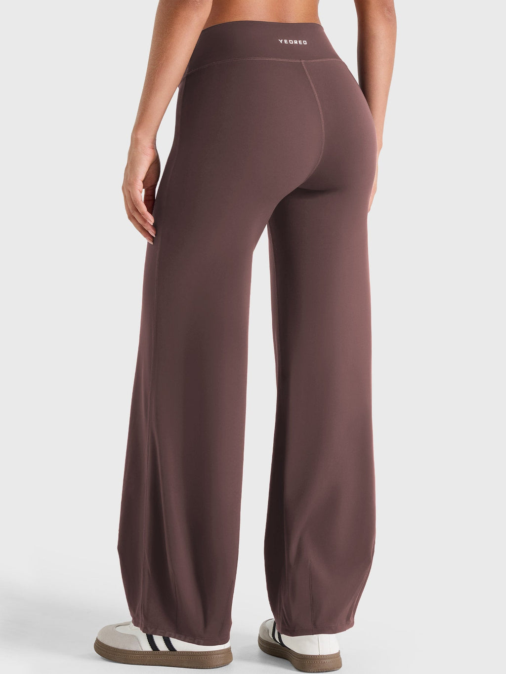 Yeoreo Ease – Leggings de tiro bajo efecto burbuja, con ajuste elegante y moldeador