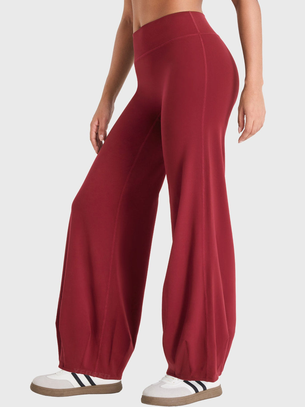 Yeoreo Ease – Leggings de tiro bajo efecto burbuja, con ajuste elegante y moldeador