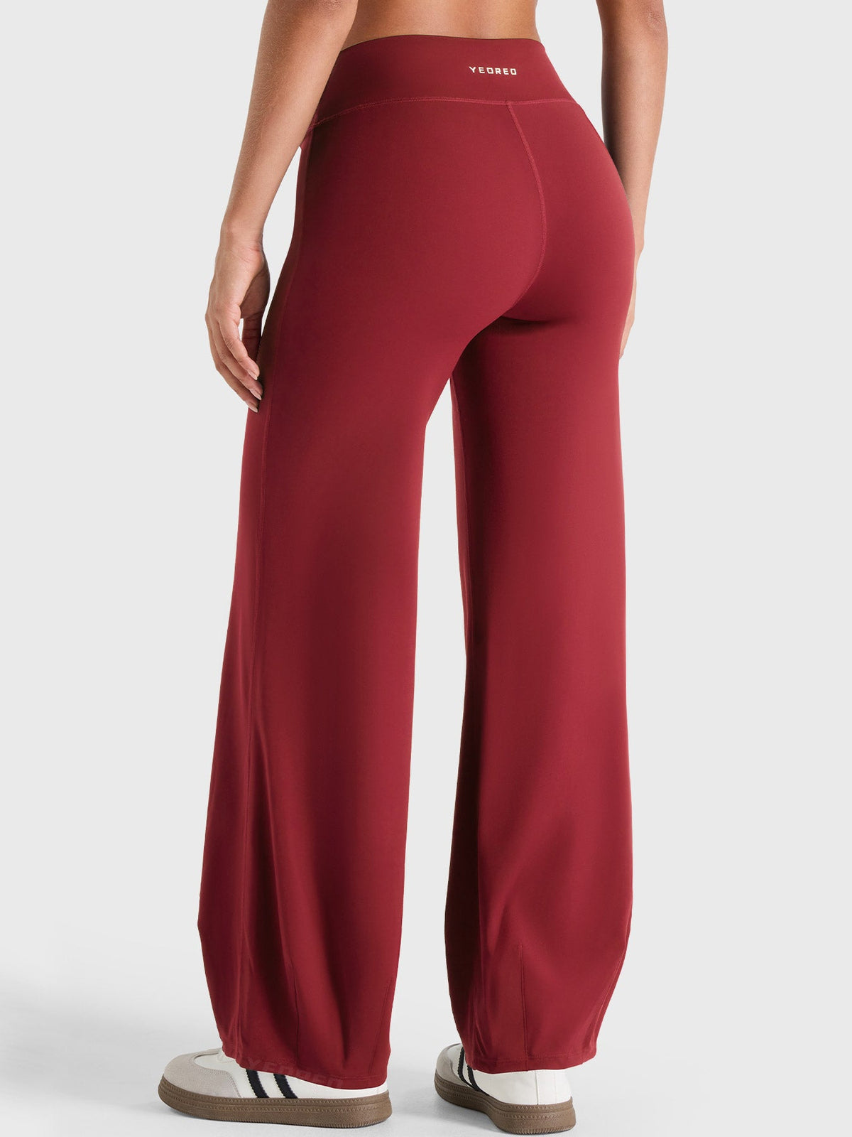 Yeoreo Ease – Leggings de tiro bajo efecto burbuja, con ajuste elegante y moldeador