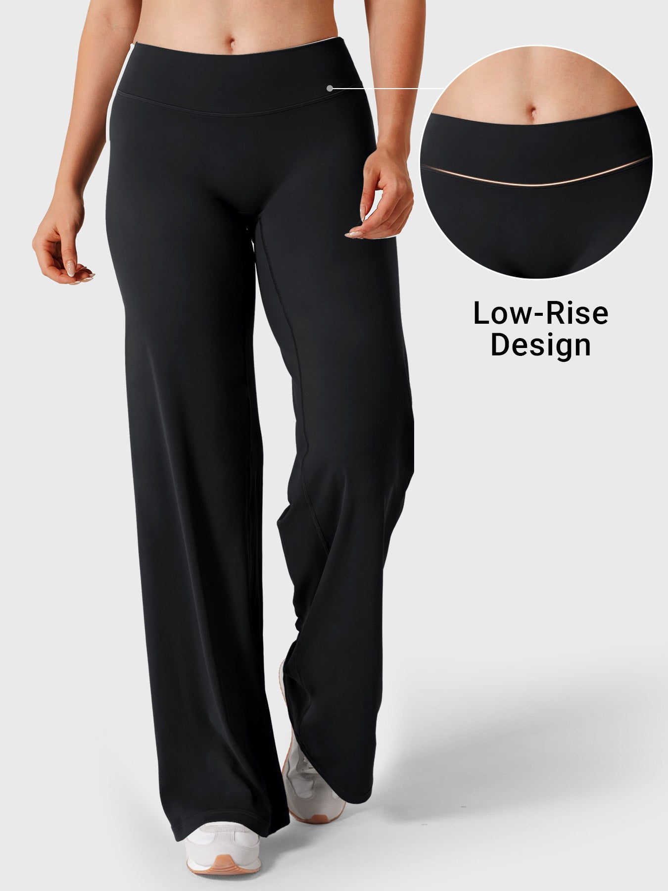 Leggings bajos rectos