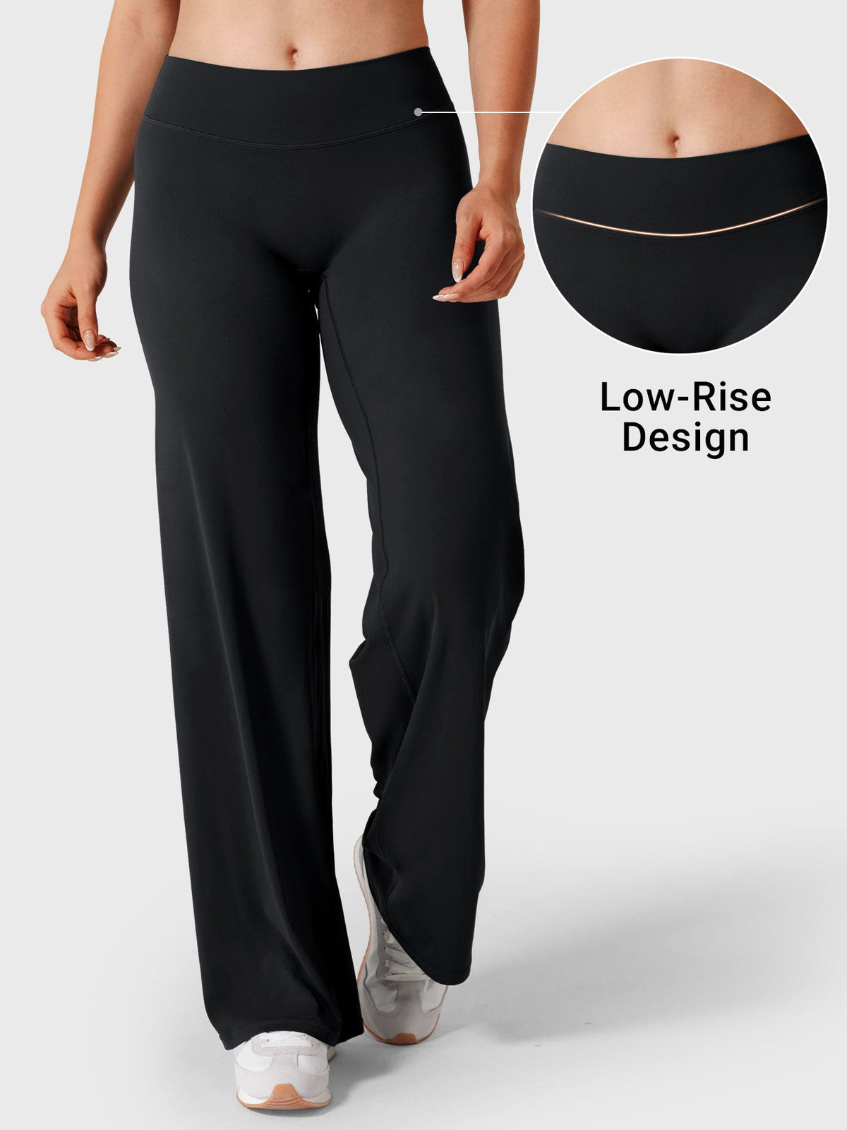 Leggings Yeoreo Ease de tiro bajo y pierna recta de 31,5 pulgadas