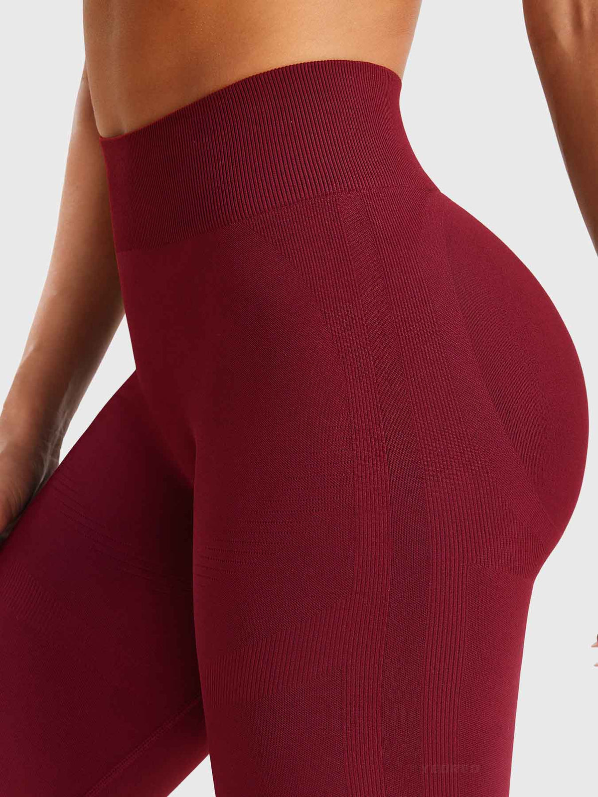 Yeoreo Leggings acampanados mini de cintura alta con efecto contorno, 29,5 pulgadas