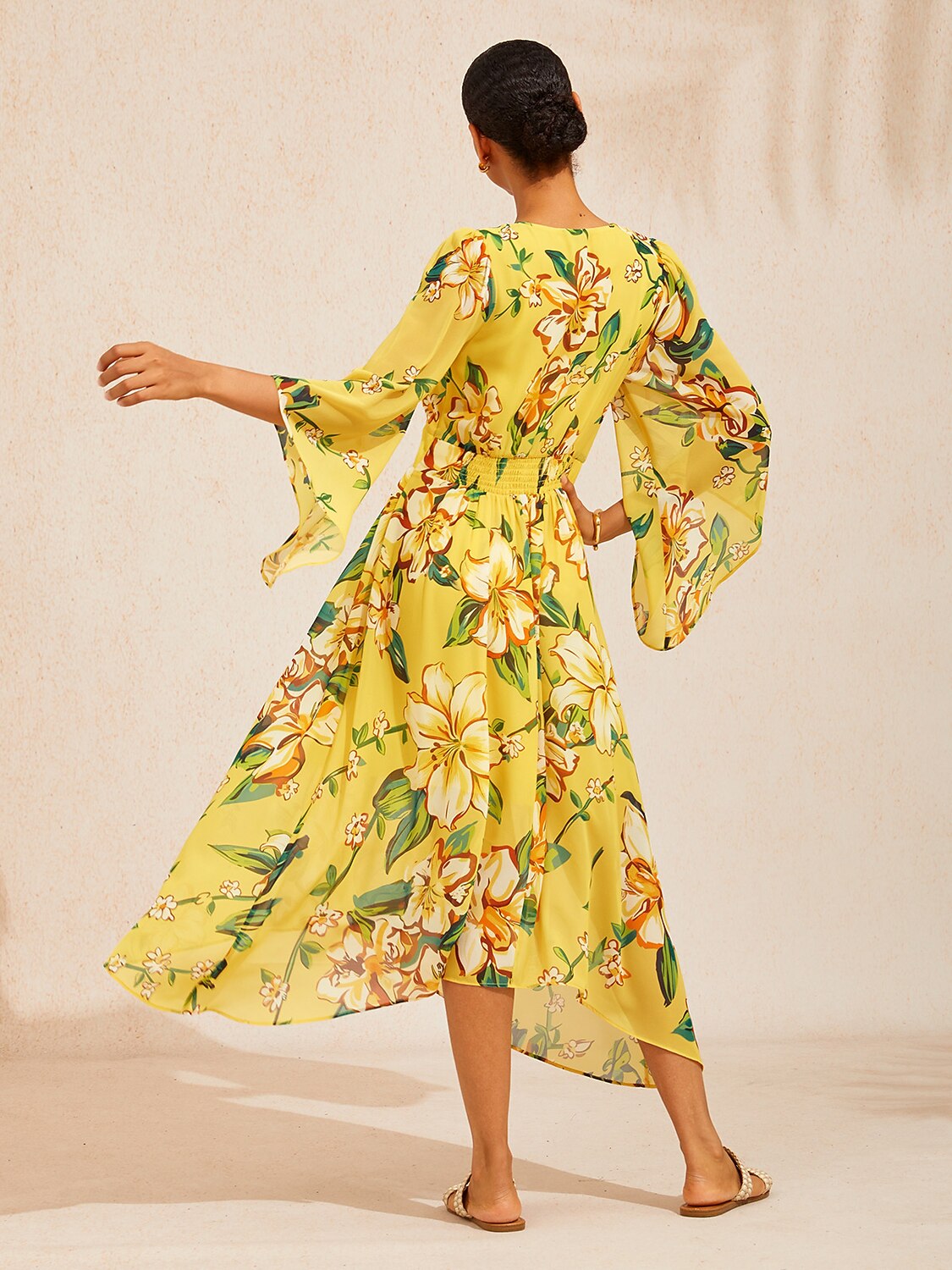Vestido largo vaporoso